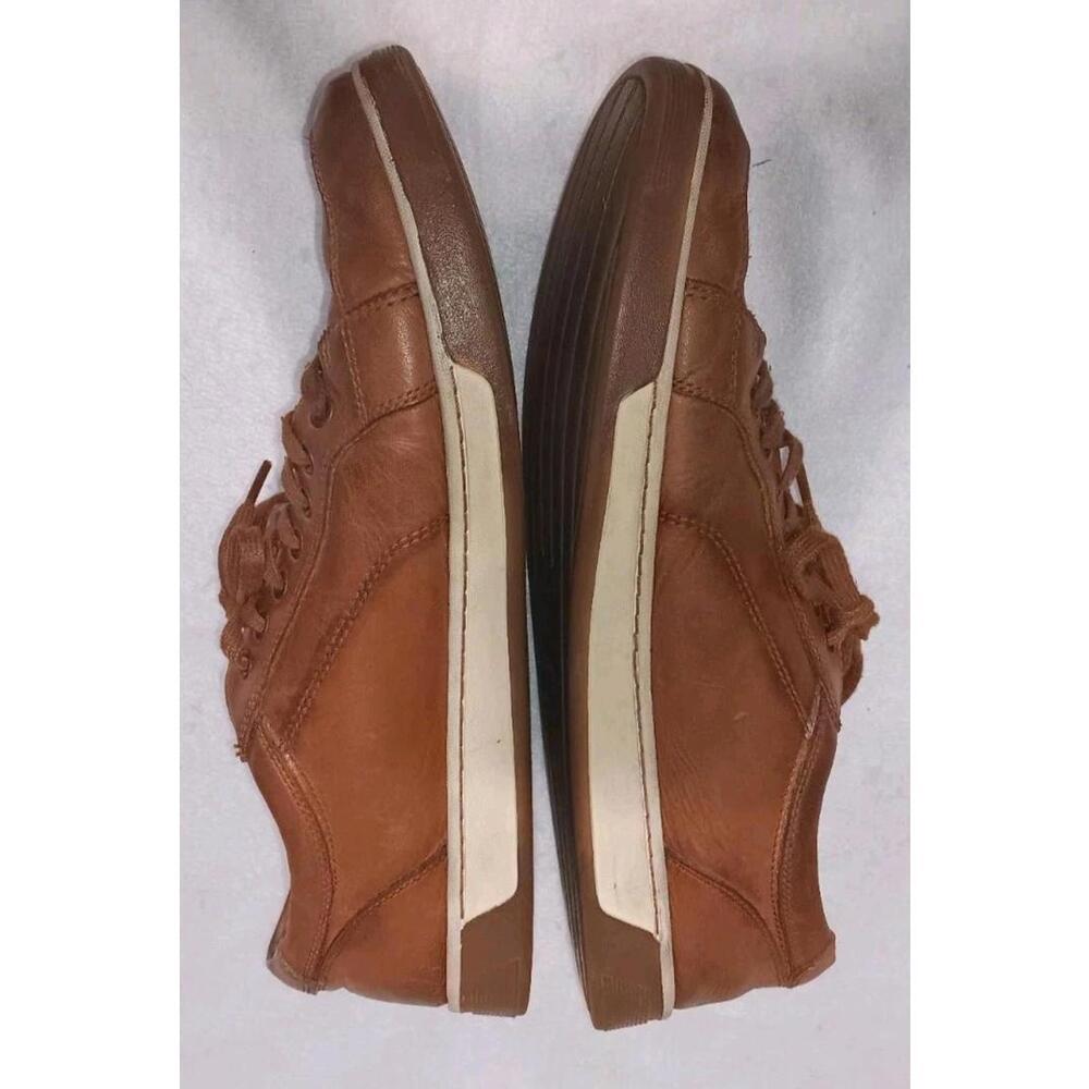 Cole Haan Leather Sneakers Mens Size 12 Brown Tie Strings - Picture 3 of 8